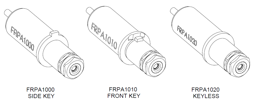 Quadrax Male Socket Key Options