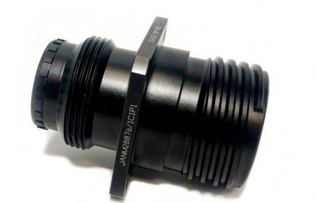 m28876, receptacle, jam nut, black, naval connector, circular