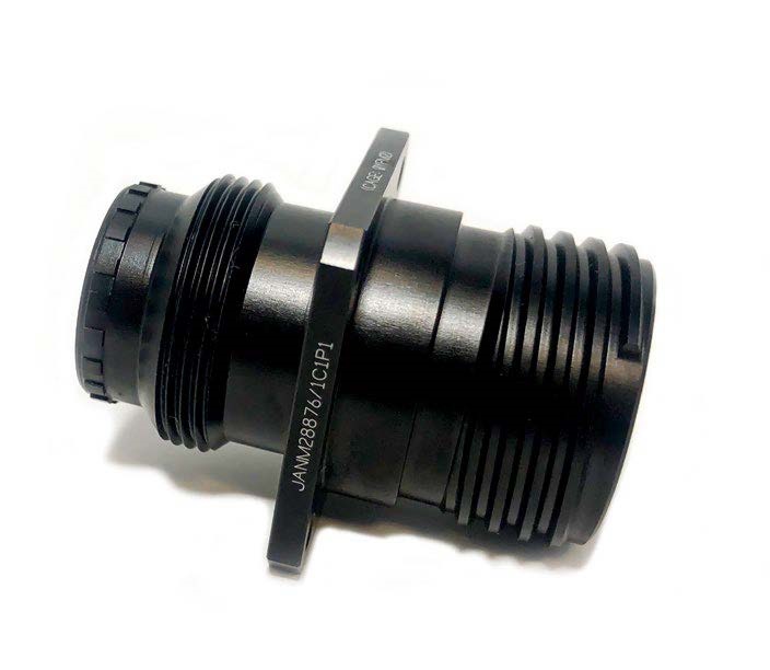 m28876, receptacle, jam nut, black, naval connector, circular